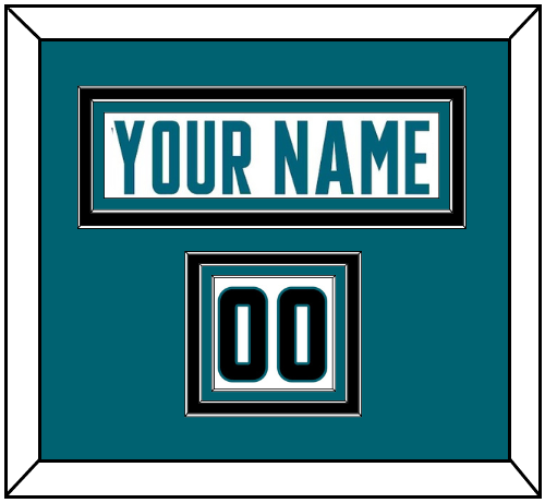 San Jose Nameplate & Number (Shoulder) - Road White - Premier Tier 2