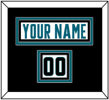 San Jose Nameplate & Number (Shoulder) - Road White - Premier Tier 3