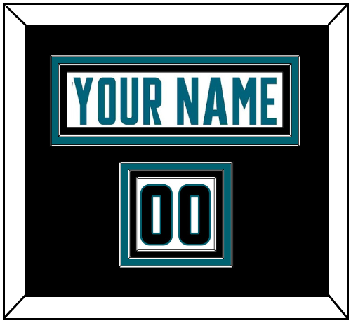 San Jose Nameplate & Number (Shoulder) - Road White - Premier Tier 3