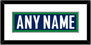 Vancouver Nameplate - Home Blue - Single Mat 1