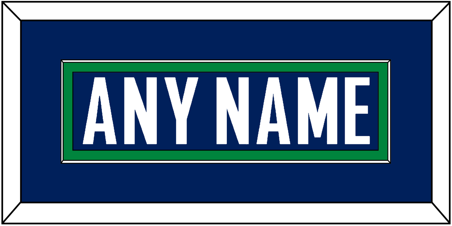 Vancouver Nameplate - Home Blue - Essential Tier 2
