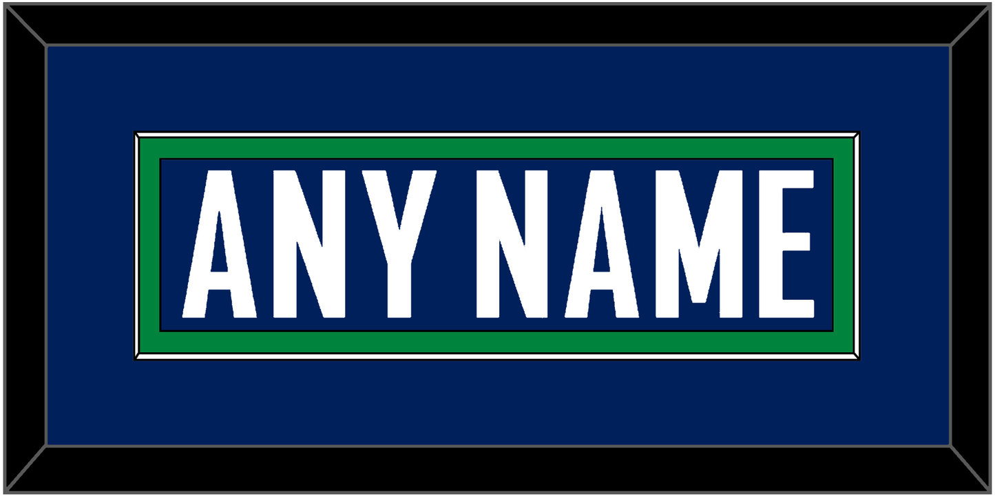 Vancouver Nameplate - Home Blue - Essential Tier 2