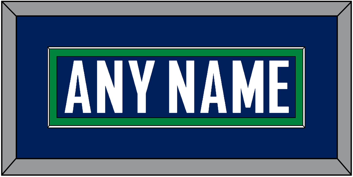 Vancouver Nameplate - Home Blue - Essential Tier 2