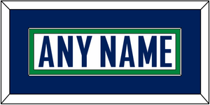 Vancouver Nameplate - Road White - Single Mat 1