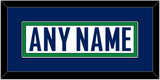 Vancouver Nameplate - Road White - Single Mat 1