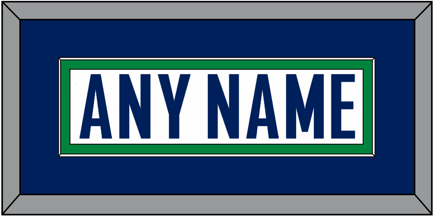 Vancouver Nameplate - Road White - Essential Tier 1