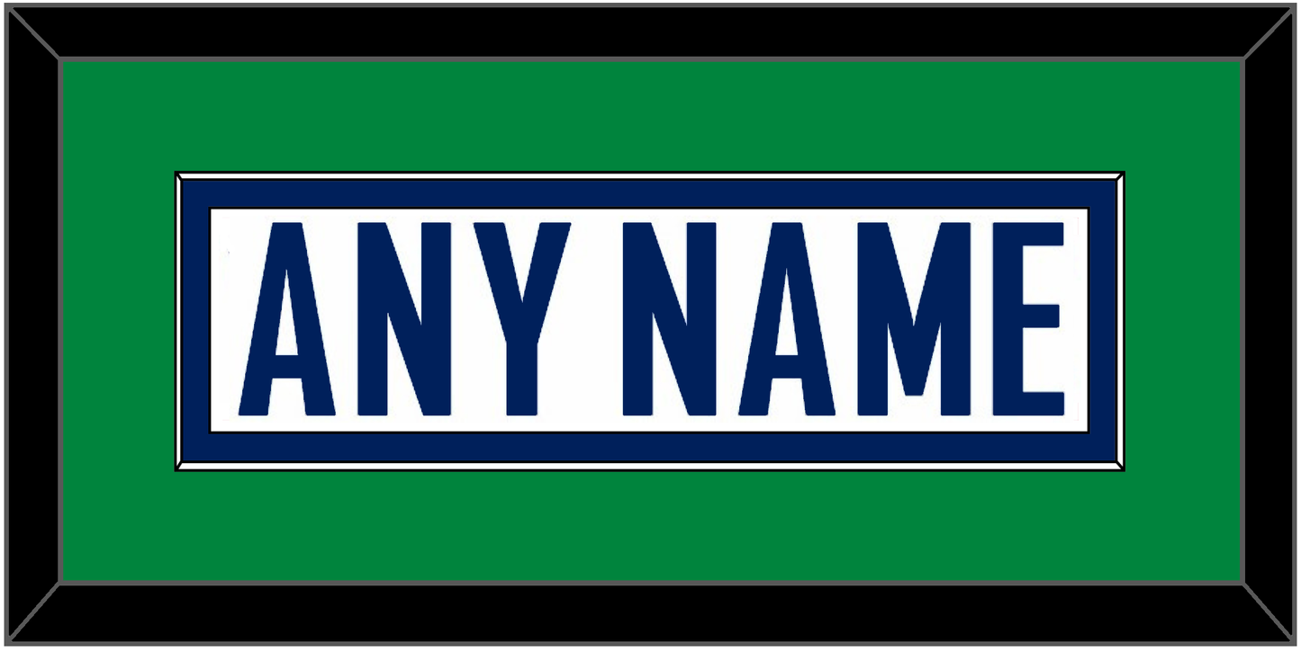 Vancouver Nameplate - Road White - Essential Tier 2