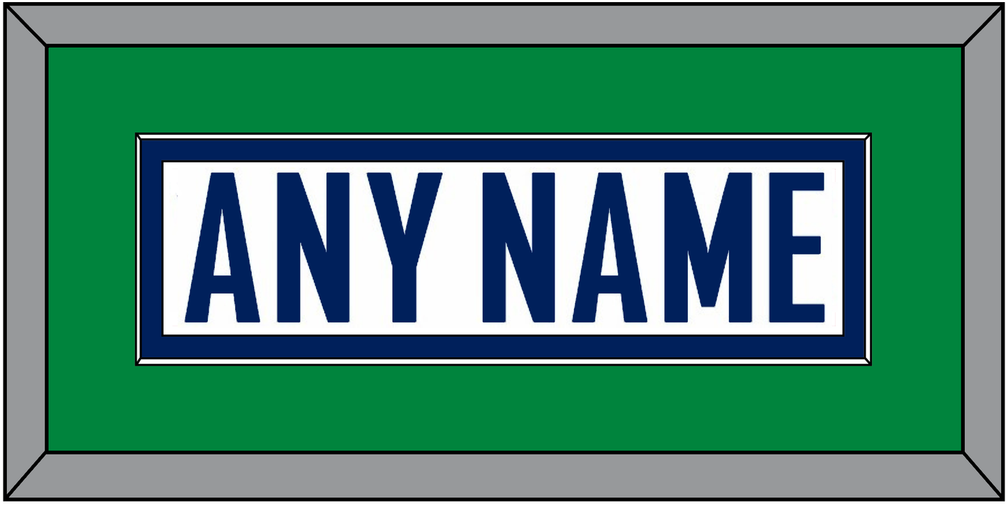 Vancouver Nameplate - Road White - Essential Tier 2