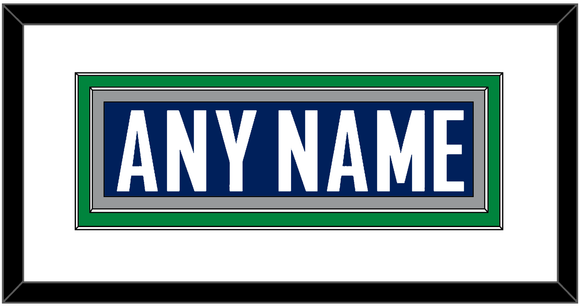 Vancouver Nameplate - Home Blue - Double Mat 2