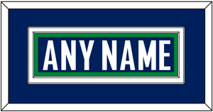 Vancouver Nameplate - Home Blue - Double Mat 3