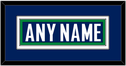 Vancouver Nameplate - Home Blue - Signature Tier 3