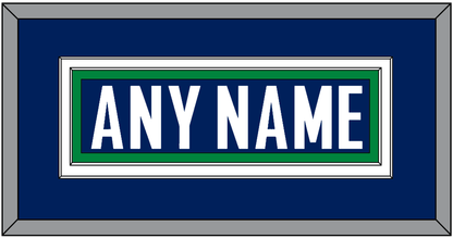 Vancouver Nameplate - Home Blue - Signature Tier 3