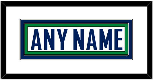 Vancouver Nameplate - Road White - Signature Tier 1