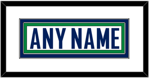 Vancouver Nameplate - Road White - Double Mat 1