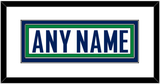 Vancouver Nameplate - Road White - Double Mat 1