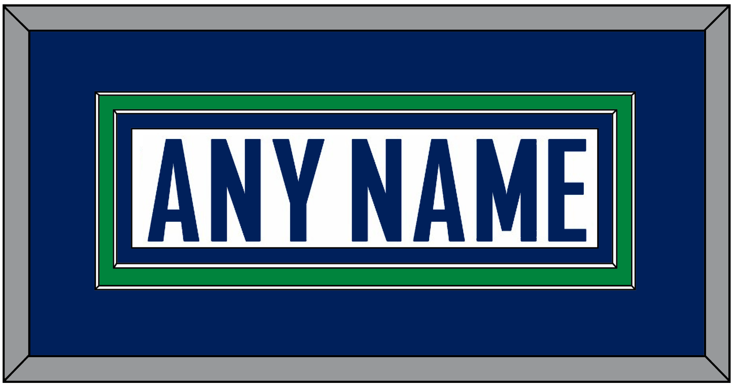 Vancouver Nameplate - Road White - Signature Tier 2