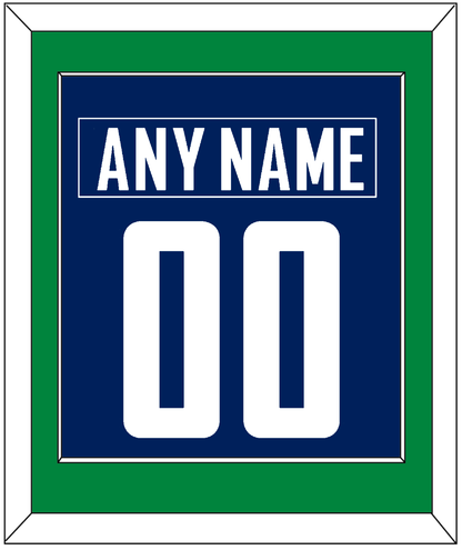 Vancouver Nameplate & Number (Back) Combined - Home Blue - Essential Tier 2