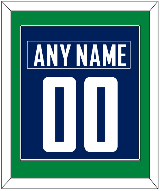 Vancouver Nameplate & Number (Back) Combined - Home Blue - Essential Tier 2
