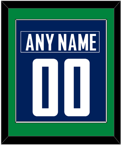 Vancouver Nameplate & Number (Back) Combined - Home Blue - Essential Tier 2