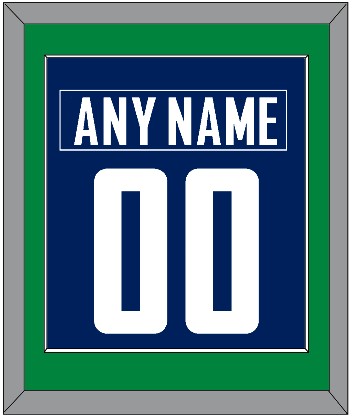 Vancouver Nameplate & Number (Back) Combined - Home Blue - Essential Tier 2