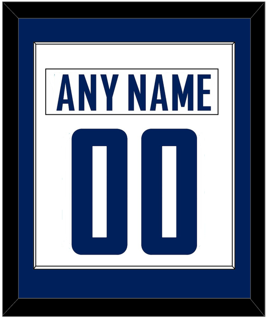 Vancouver Nameplate & Number (Back) Combined - Road White - Essential Tier 1