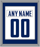 Vancouver Nameplate & Number (Back) Combined - Road White - Single Mat 1