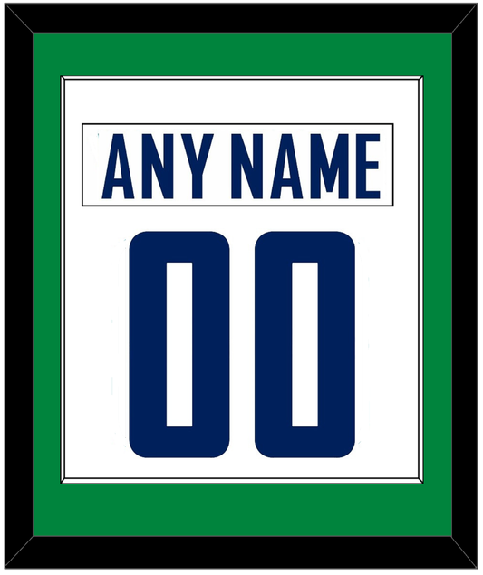 Vancouver Nameplate & Number (Back) Combined - Road White - Essential Tier 2