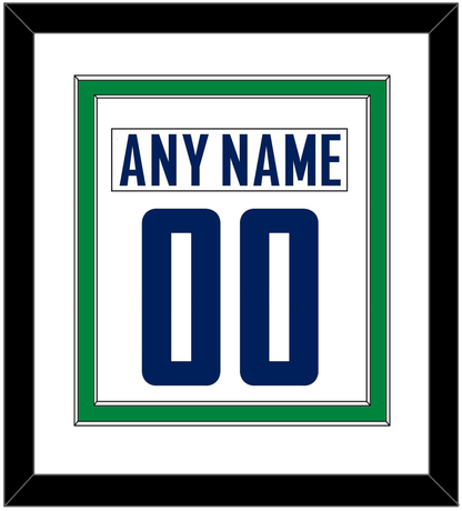 Vancouver Nameplate & Number (Back) Combined - Road White - Signature Tier 1