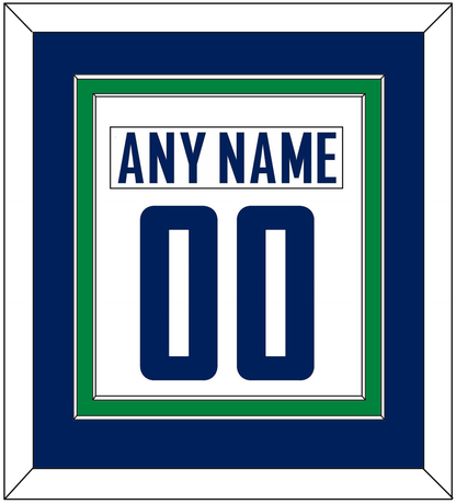 Vancouver Nameplate & Number (Back) Combined - Road White - Signature Tier 2