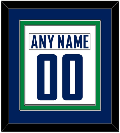 Vancouver Nameplate & Number (Back) Combined - Road White - Signature Tier 2