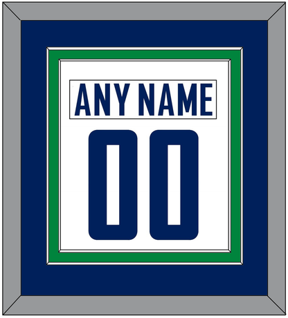Vancouver Nameplate & Number (Back) Combined - Road White - Signature Tier 2