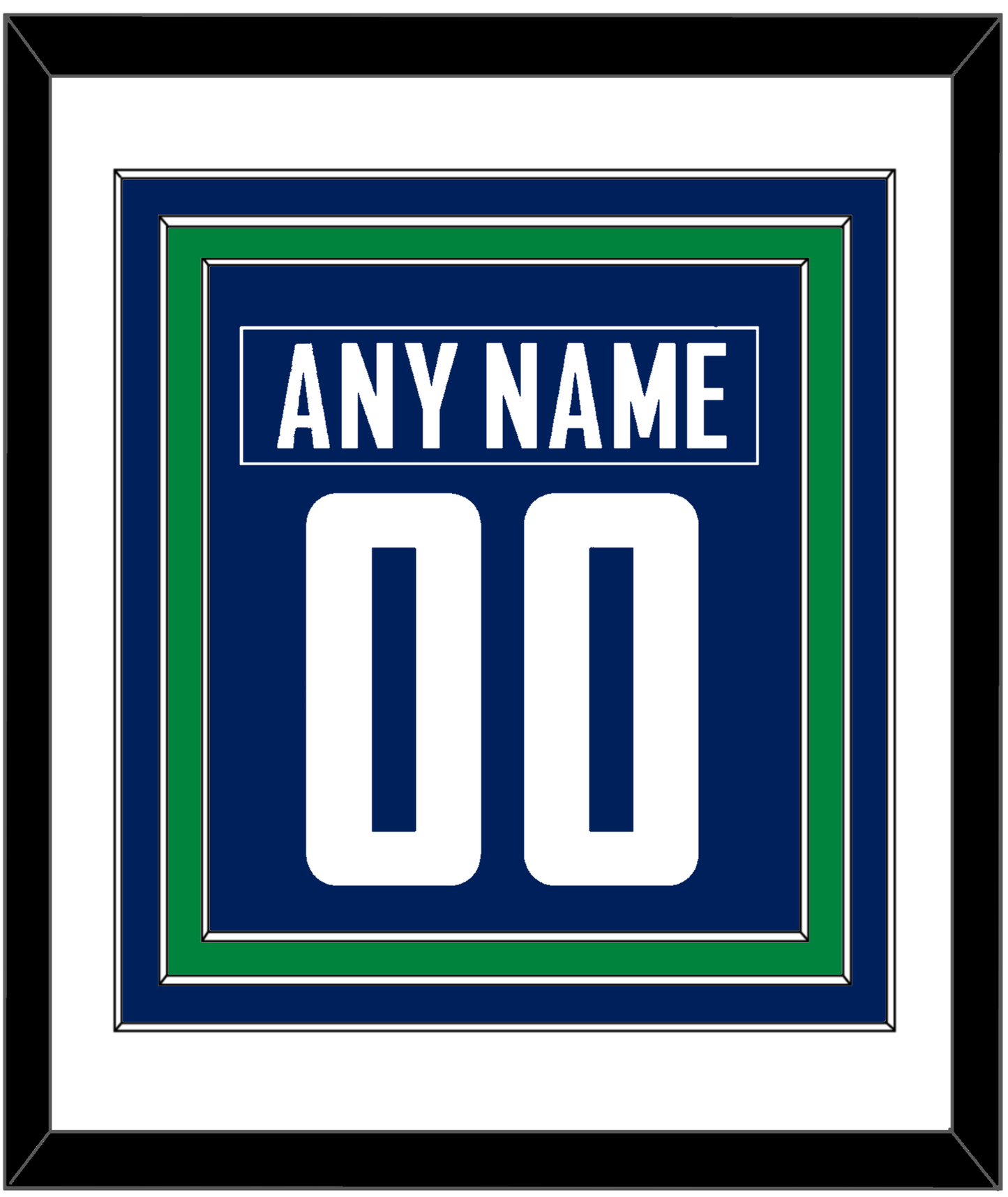 Vancouver Nameplate & Number (Back) Combined - Home Blue - Premier Tier 1