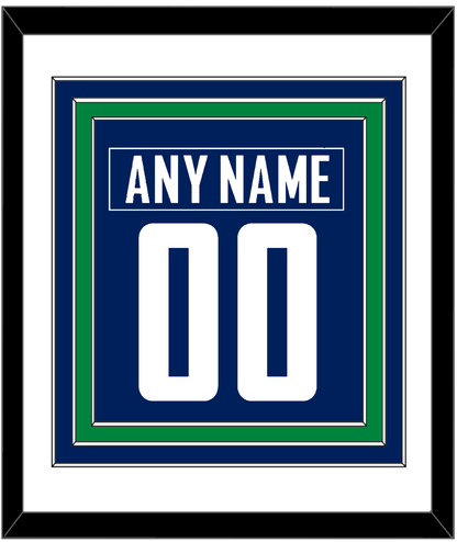 Vancouver Nameplate & Number (Back) Combined - Home Blue - Premier Tier 1