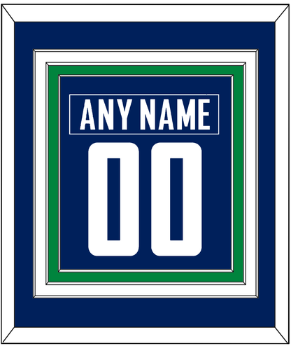 Vancouver Nameplate & Number (Back) Combined - Home Blue - Premier Tier 3
