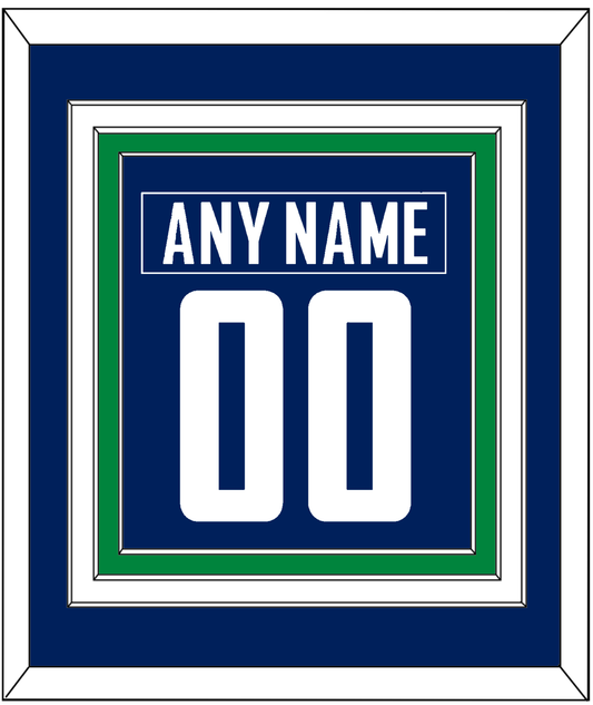 Vancouver Nameplate & Number (Back) Combined - Home Blue - Premier Tier 3
