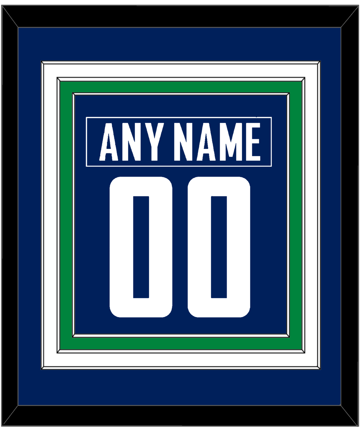 Vancouver Nameplate & Number (Back) Combined - Home Blue - Premier Tier 3