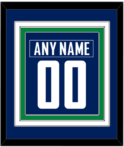 Vancouver Nameplate & Number (Back) Combined - Home Blue - Premier Tier 3