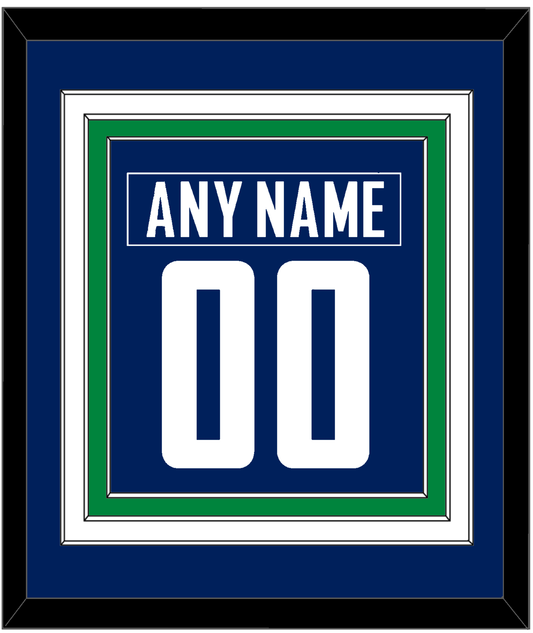 Vancouver Nameplate & Number (Back) Combined - Home Blue - Premier Tier 3
