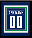 Vancouver Nameplate & Number (Back) Combined - Home Blue - Triple Mat 3