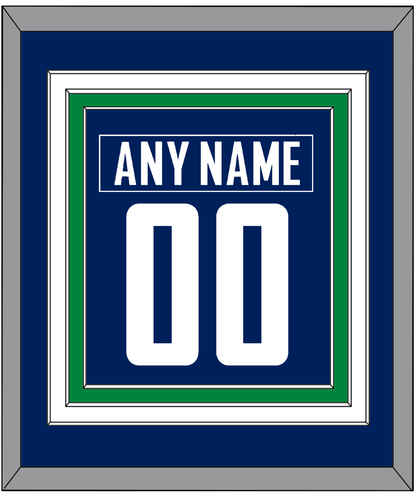 Vancouver Nameplate & Number (Back) Combined - Home Blue - Premier Tier 3