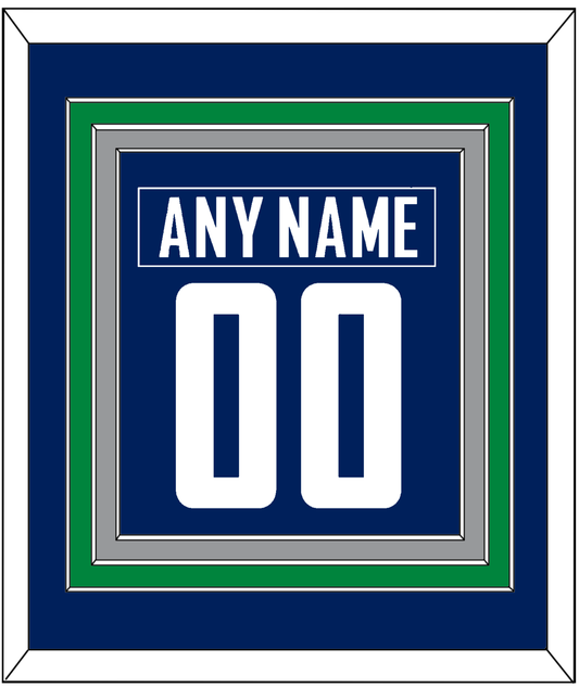 Vancouver Nameplate & Number (Back) Combined - Home Blue - Premier Tier 4