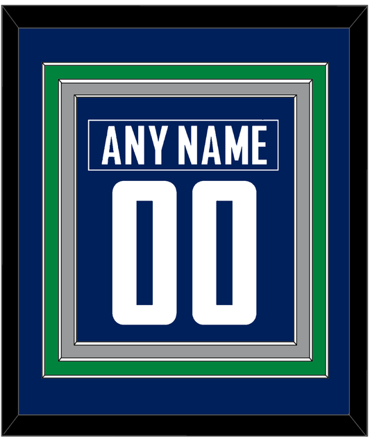 Vancouver Nameplate & Number (Back) Combined - Home Blue - Premier Tier 4