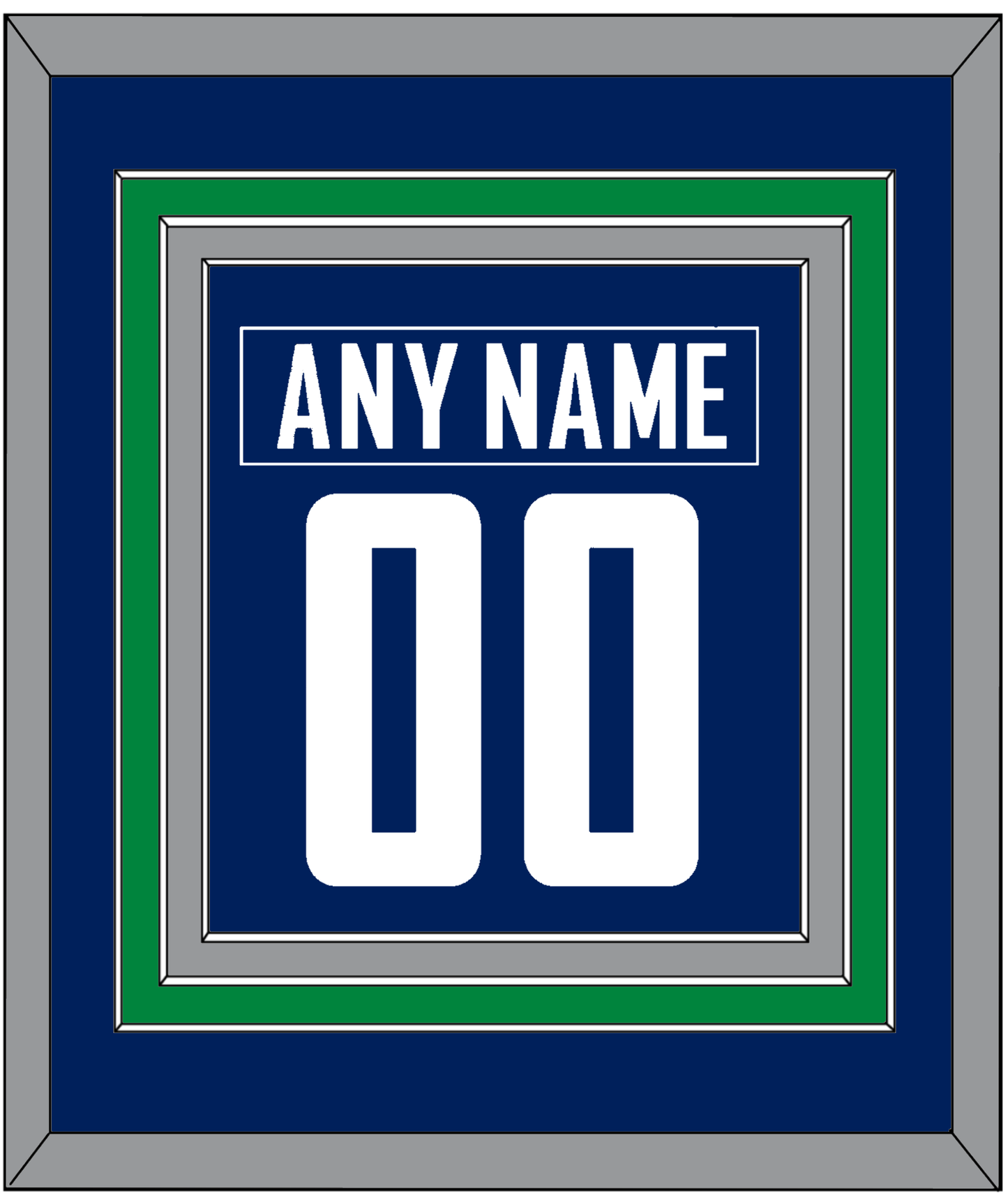 Vancouver Nameplate & Number (Back) Combined - Home Blue - Premier Tier 4