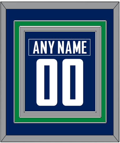 Vancouver Nameplate & Number (Back) Combined - Home Blue - Premier Tier 4