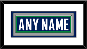 Vancouver Nameplate - Home Blue - Triple Mat 1