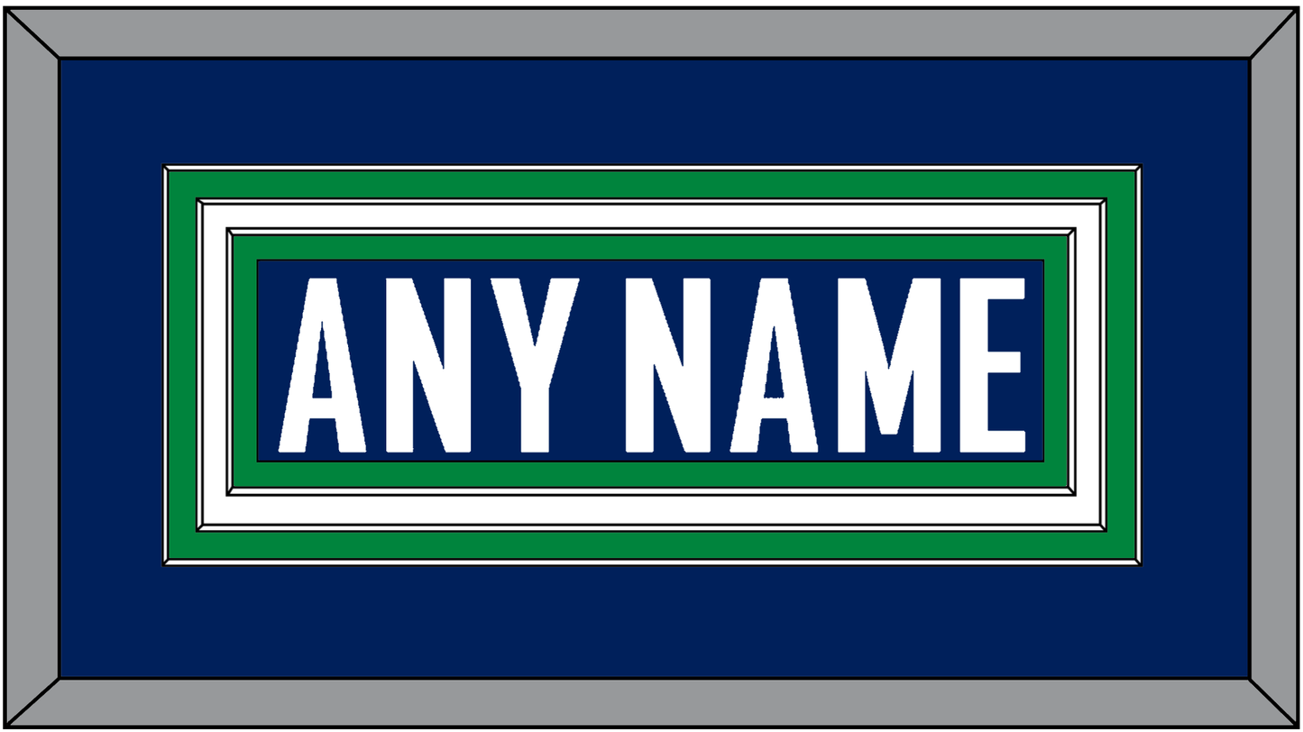 Vancouver Nameplate - Home Blue - Premier Tier 2