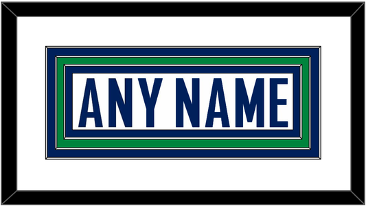 Vancouver Nameplate - Road White - Premier Tier 1