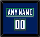 Vancouver Nameplate & Number (Shoulder) - Home Blue - Double Mat 2