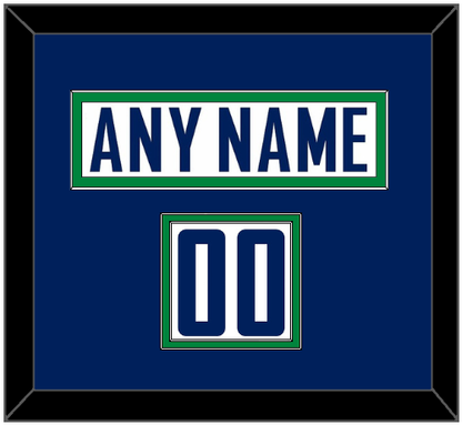 Vancouver Nameplate & Number (Shoulder) - Road White - Signature Tier 2
