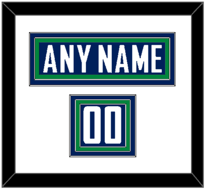 Vancouver Nameplate & Number (Shoulder) - Home Blue - Premier Tier 1